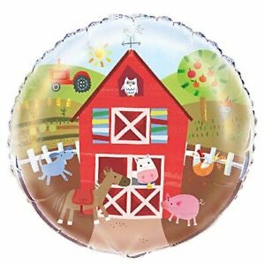 18" Farm Yard Printed Foil Balloon - The Ultimate Balloon & Party Shop