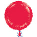 18" Foil Round Balloon - Red - The Ultimate Balloon & Party Shop