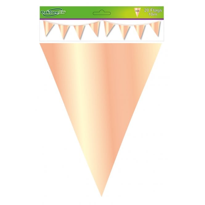 Metallic Bunting - Rose Gold (10m)