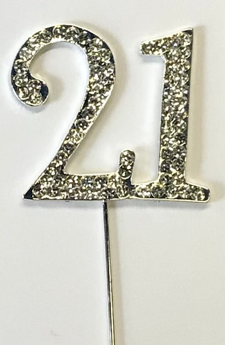 Diamanté Cake Topper- 21