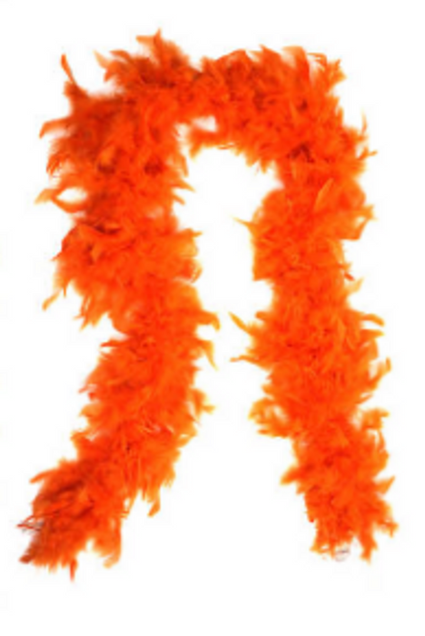 Feather Boa - Orange