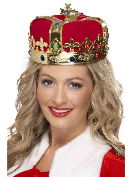 Queen Jewelled Hard Crown - The Ultimate Balloon & Party Shop
