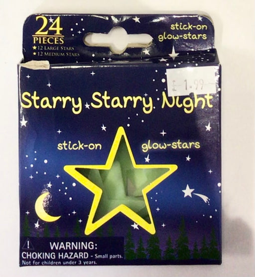 Stick On Glow Stars. - The Ultimate Balloon & Party Shop