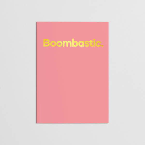 Say It With Songs Card - Boombastic
