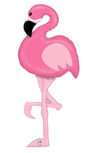 5ft Foil Flamingo Balloon - 2 Piece - The Ultimate Balloon & Party Shop