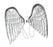 Silver Angle Wings (Childs) - The Ultimate Balloon & Party Shop