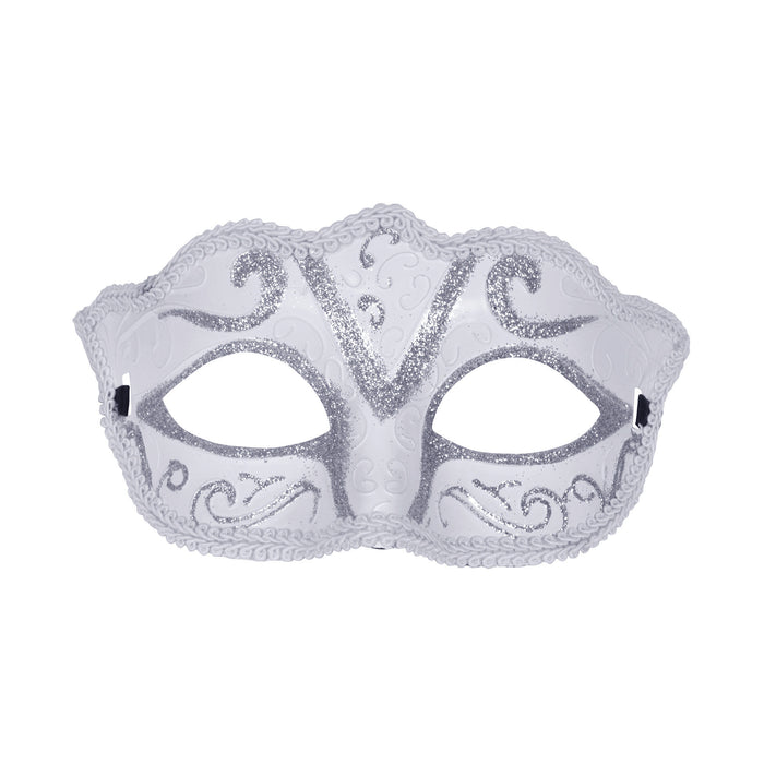 White/Silver Glitter Eyemask