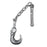 Skull Hook On Chain - The Ultimate Balloon & Party Shop