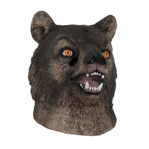 Rubber Overhead Animal Mask - Bear
