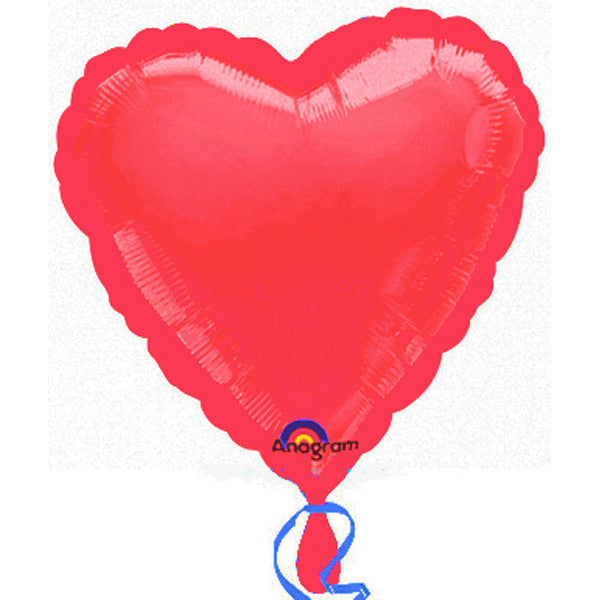 Heart Shaped Foil Balloon - Red - The Ultimate Balloon & Party Shop