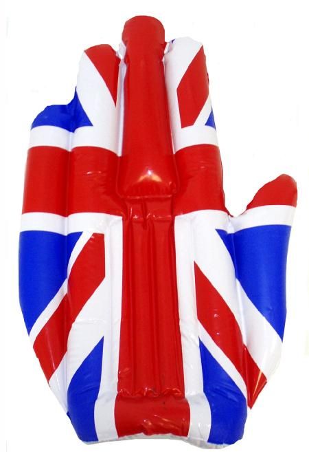 Union Jack Inflatable Hand