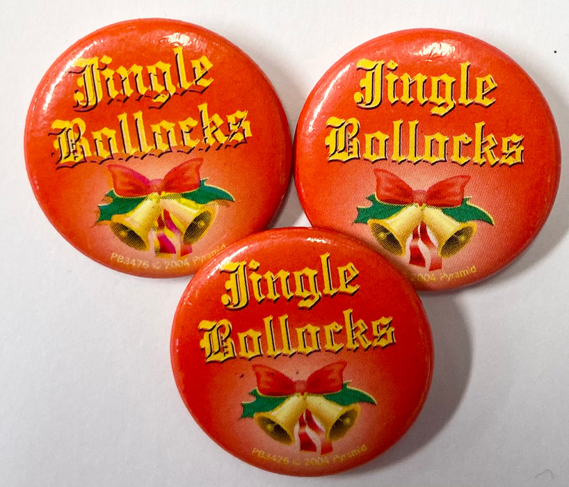 Christmas Mini Badge - Jingle Boll*cks - The Ultimate Balloon & Party Shop