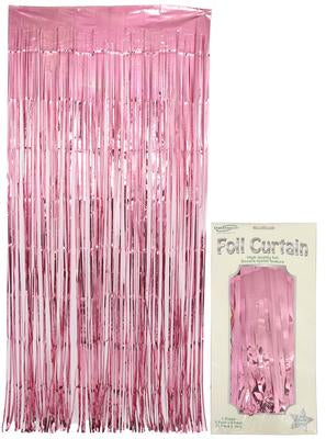 Tinsel Curtain - Light Pink