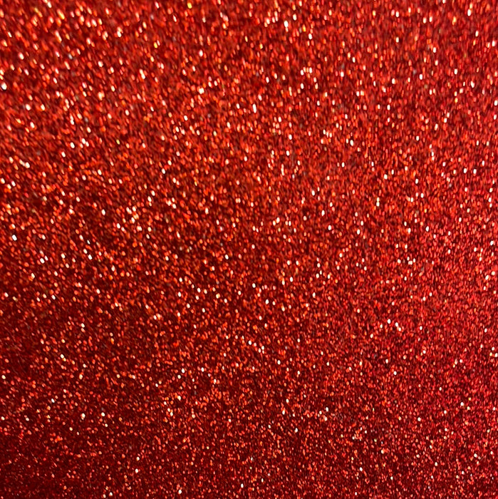 Red glitter bottle bag