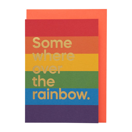 Say It With Songs Card - Somewhere Over The Rainbow