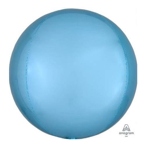 Orb Foil Balloon - Light Blue