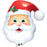 Supershape Foil Christmas Balloon - Jolly Santa