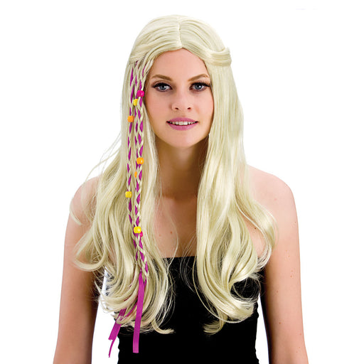 Groovy Hippie Blonde Wig