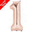 Mini Air Fill Number 1 Foil Balloon - Rose Gold