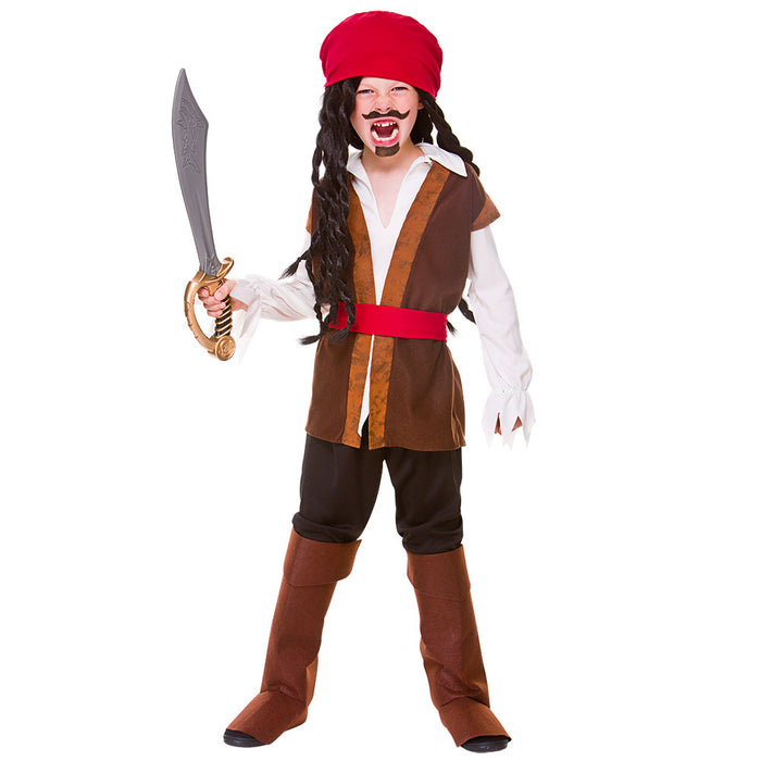 Caribbean Pirate Child's Costume