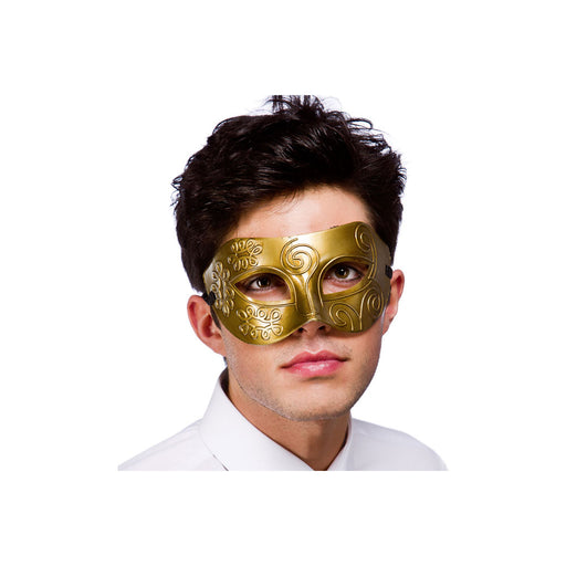 Rome Masquerade Eyemask - Antique Gold