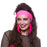 1980's Style Lightning Earrings - Pink