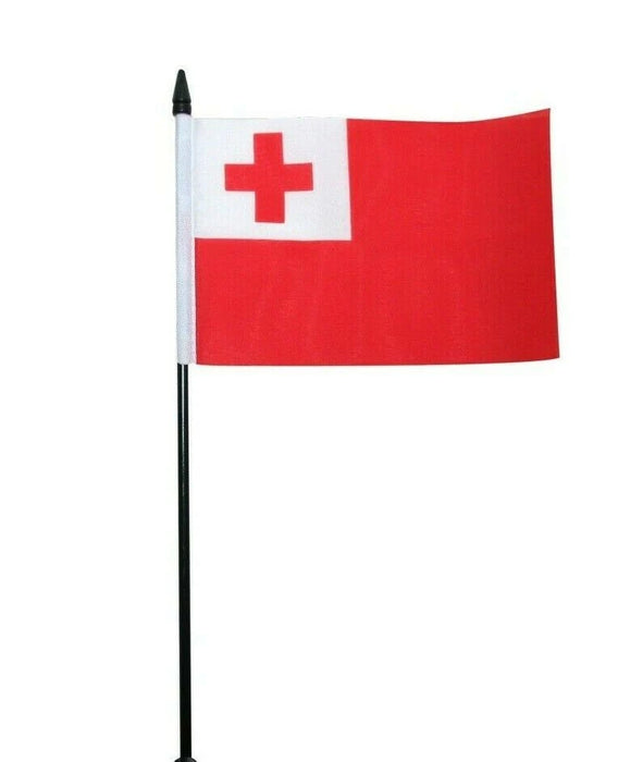 Tonga Hand Waving Flag