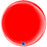 Globe Foil Balloon - Red - The Ultimate Balloon & Party Shop