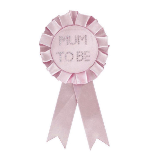 Mum To Be Rosette - Pink