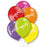 Congratulations Printed Asst Colour Balloons 6 Pack