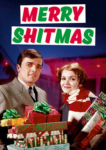Comedy Christmas Card - Merry Sh*tmas