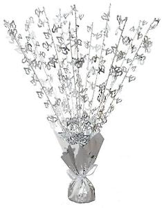 25th Silver Anniversary Centrepiece/Weight - The Ultimate Balloon & Party Shop
