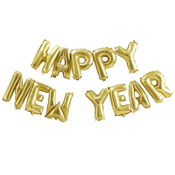 Happy New Year Balloon Bunting - The Ultimate Balloon & Party Shop