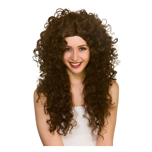 Long Curly Wig - Brown