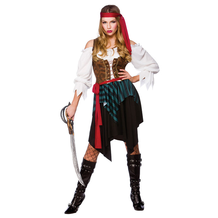 Caribbean Pirate Lady Costume