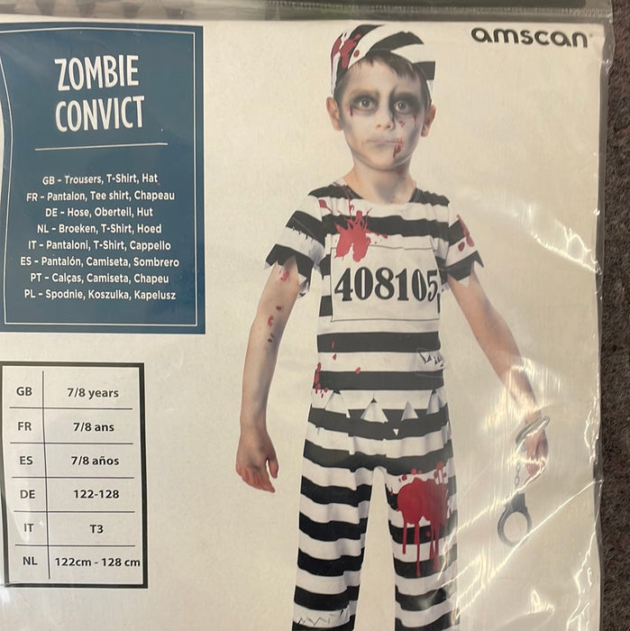 Zombie Prisoner Boy Costume