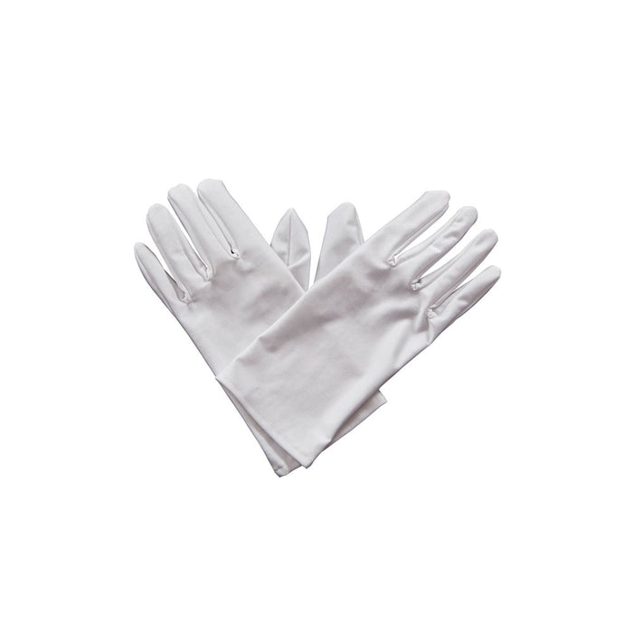 Gents Short White Gloves