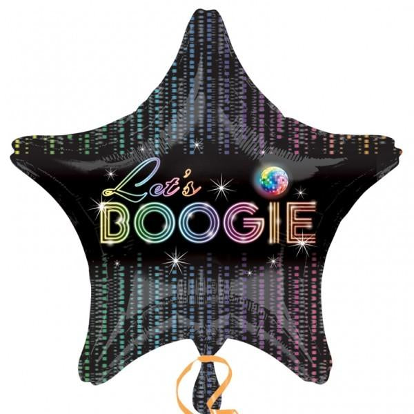 18" Foil Let’s Boogie Star Balloon