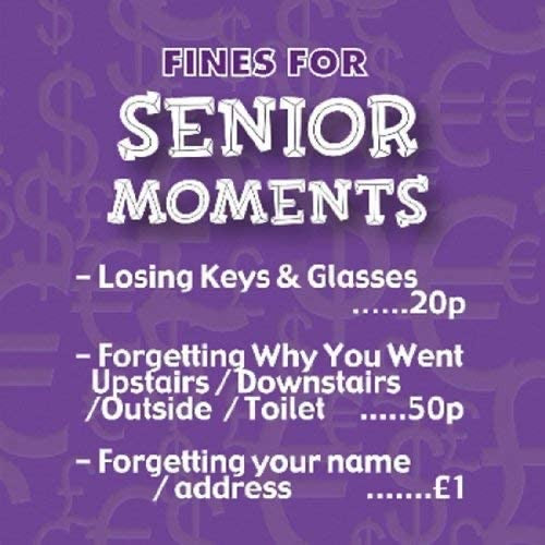 Fines Tin Money Box - Senior Moments - The Ultimate Balloon & Party Shop
