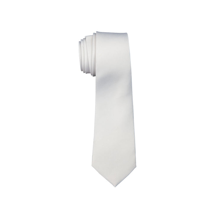 White Gangster Tie