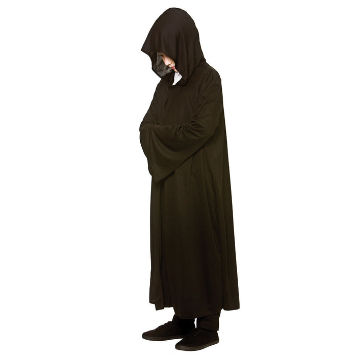 Child's Long Hooded Cape - Black