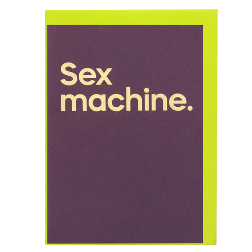 Say It With Songs Card - Sex Machine
