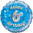 18" Foil Age 6 Balloon - Blue - The Ultimate Balloon & Party Shop