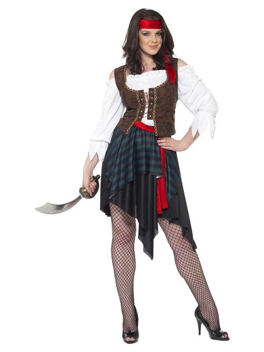 Pirate Lady (Brown) Costume