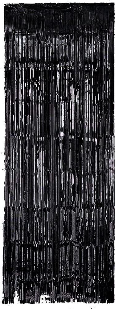 Tinsel Curtain - Black