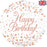 18" Foil Happy Birthday Rose Gold Dots - The Ultimate Balloon & Party Shop