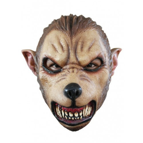 Werewolf Mask (Brown 3/4 head latex)