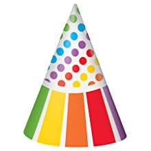 Cone Party Hats - Bright Patterns
