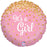 18" Foil It’s A Girl Gold Dots Balloon