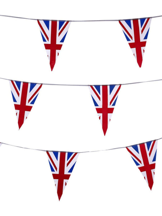 Union Jack Triangle Pennant Bunting 15m